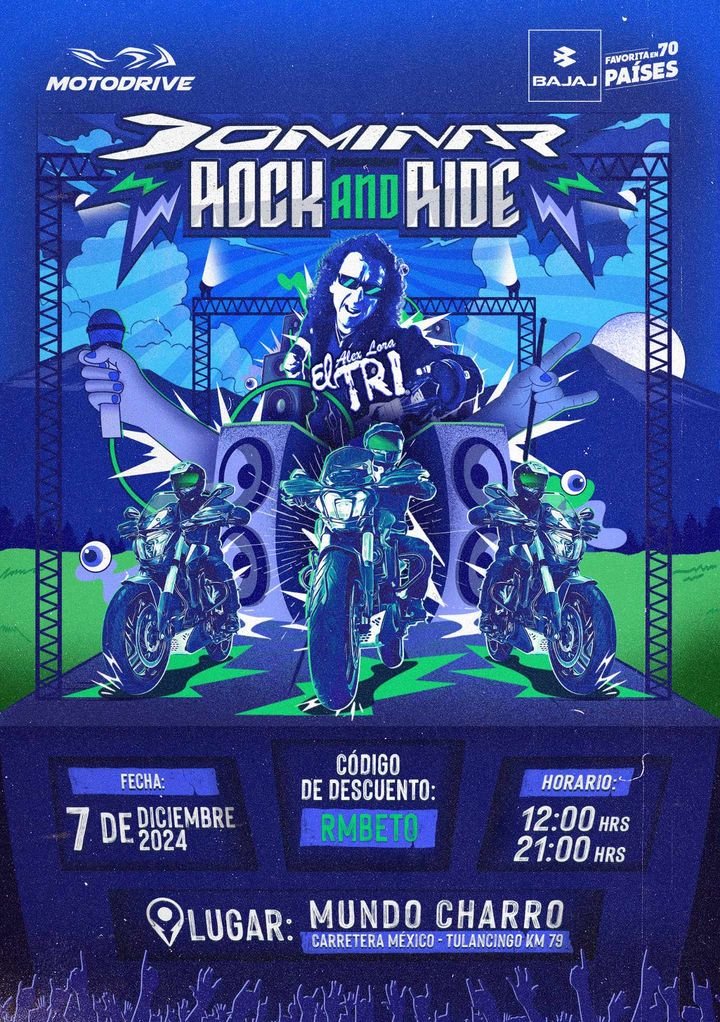 dominar rock and ride